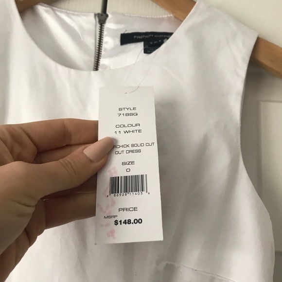 French Connection white cutout mini dress - Picture 5 of 5